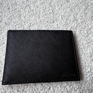 Black Leather Wallet/ card holder